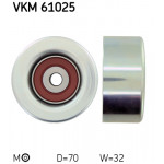SKF Umlenk-/Führungsrolle, Keilrippenriemen